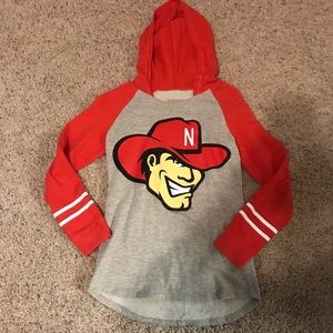 girls size 10 long sleeve Herbie Husker tee